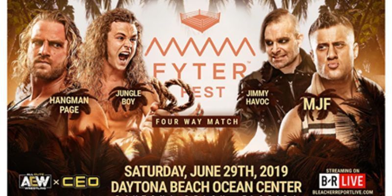 Adam Page vs Jimmy Havoc vs Jungle Boy vs MJF