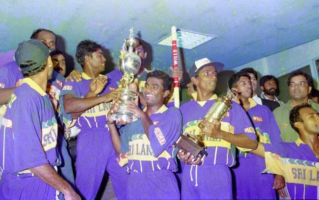 Sri Lanka won their first World Cup in 1996