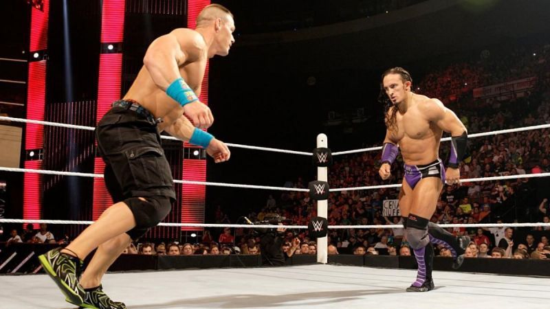 Cena and Neville clashed for the United States Championship on RAW in 2015.