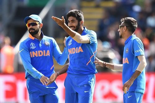 Virat Kohli and Jasprit Bumrah