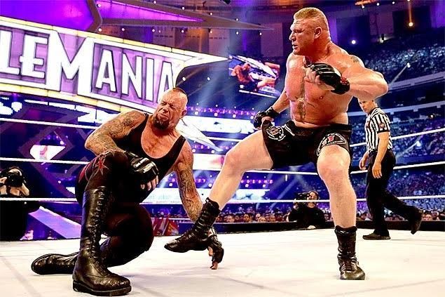 Brock Lesnar became the first to break 