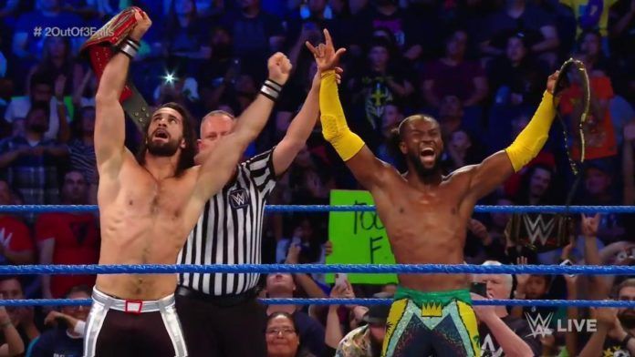 Seth Rollins and Kofi Kingston were victorious on SmackDown Live
