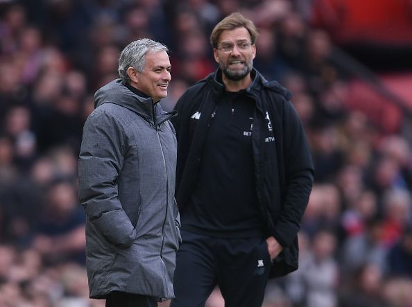 Jose Mourinho(left) and Jurgen Klopp(right)