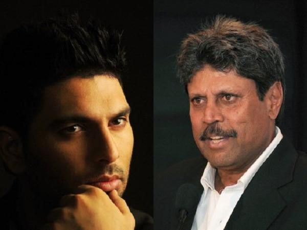 Yuvraj Singh and Kapil Dev