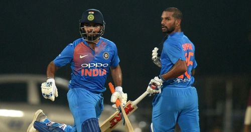 Rishabh Pant and Shikhar Dhawan