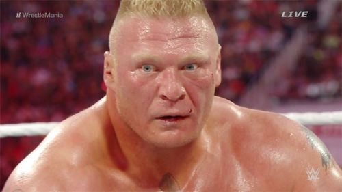 You don't get on Brock Lesnar's nerve!