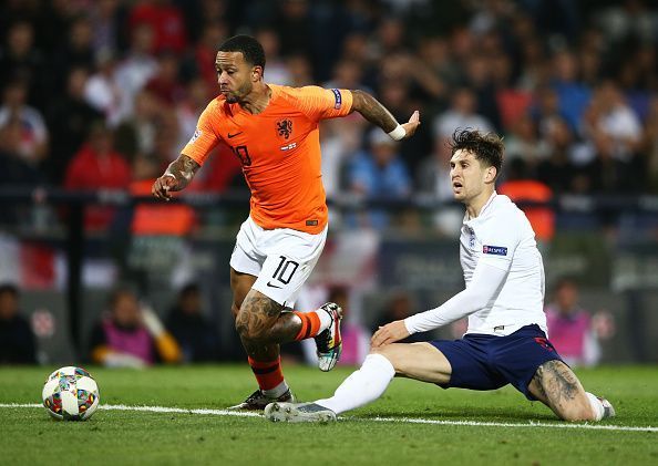 A massive error from John Stones led to the Netherlands' second goal