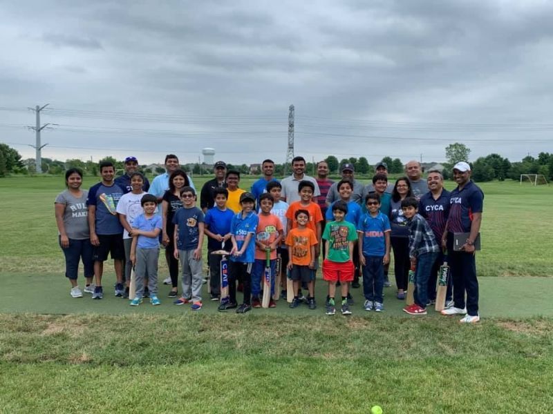 CYCA Coaches and youth players at the camp