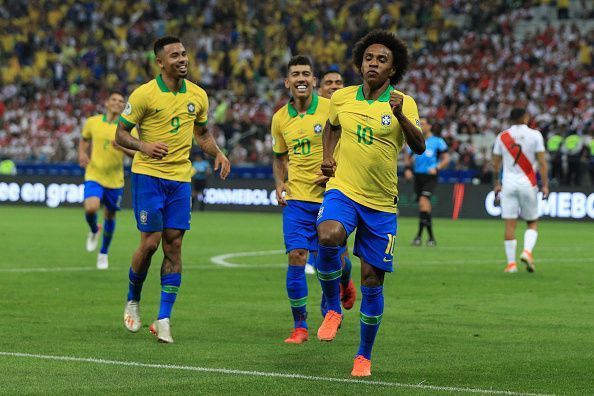 The red-hot Samba Boys look dead set to defeat Paraguay to reach the semi-finals