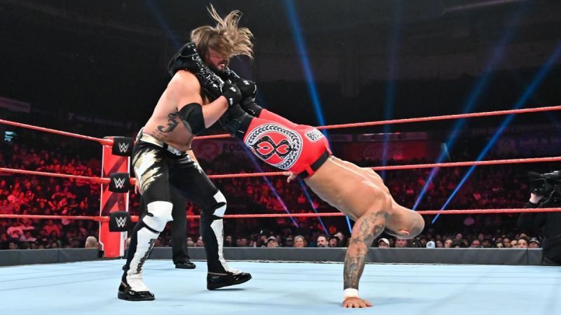 AJ Styles and Ricochet competed in a spectacular main event