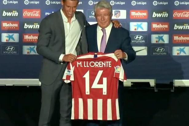 Marcos Llorente unveiled with Rodri&#039;s No.14