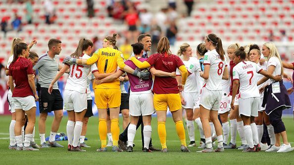 England started their World Cup off with a 2-1 victory over Scotland