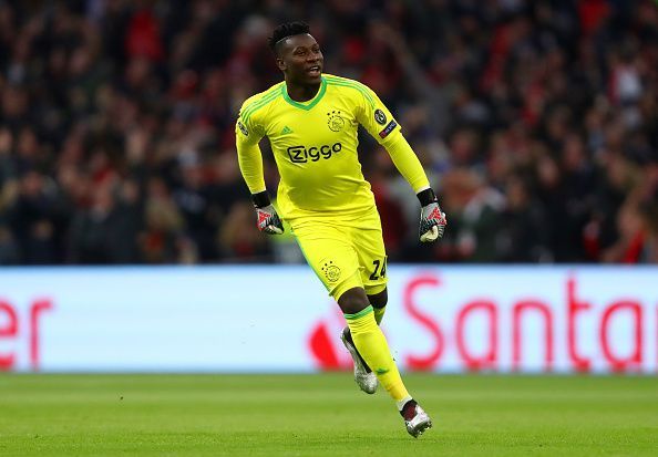 Onana helped Ajax reach the Champions League semi-finals