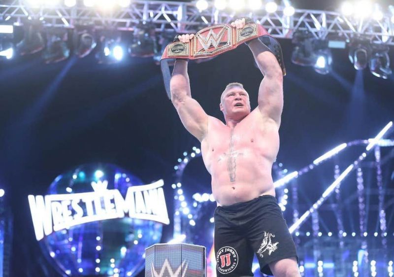 Could Lesnar cash-in during the main event of WrestleMania 36?