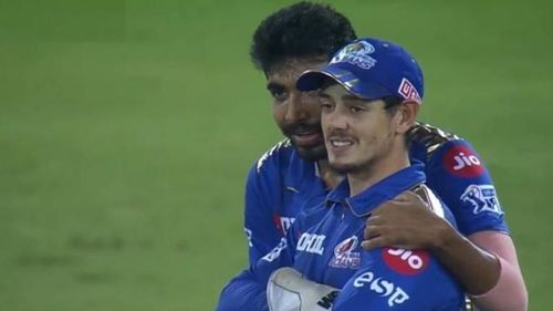 Jasprit Bumrah and Quinton De Kock