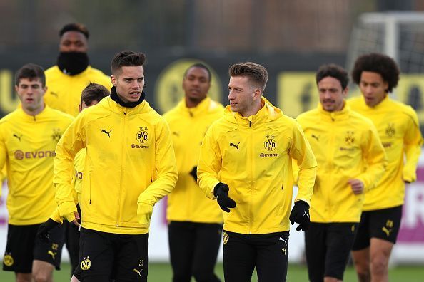 Borussia Dortmund Training And Press Conference