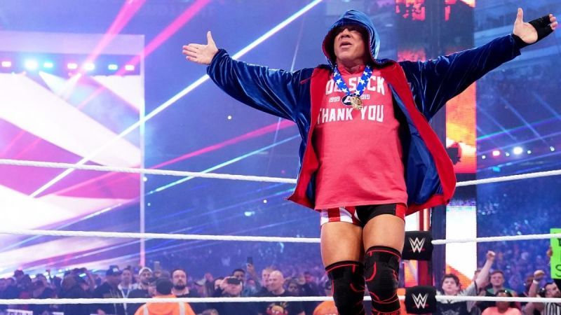 Kurt Angle said farewell at WrestleMania 35