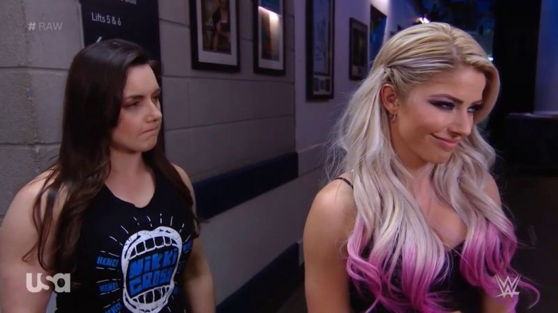 Nikki Cross along with Alexa Bliss