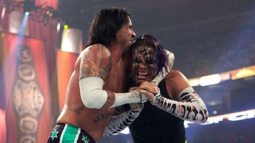 CM Punk and Jeff Hardy waged a war in 2009, which focussed on the latter's real-life substance problems.