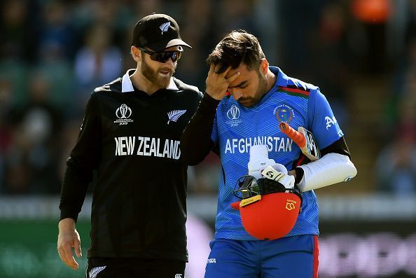 Rashid Khan was hit on the head during Afghanistan&#039;s encounter against New Zealand