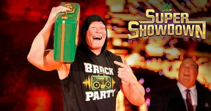 Lesnar will be present with the Money in the Bank briefcase