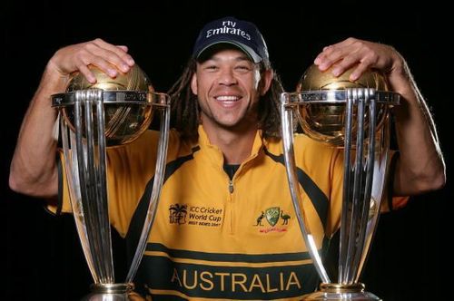 Australia won both the World Cup tournaments in which Andrew Symonds played in 2003 and 2007.