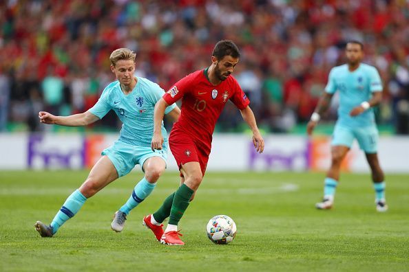 Silva provided the assist for Portugal&#039;s goal