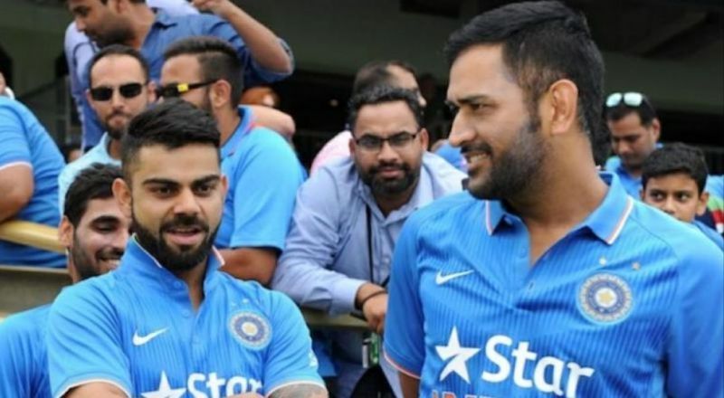 Virat Kohli and MS Dhoni