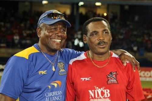 Desmond Haynes (left) and Gordon Greenidge formed one of the greatest pairs of opening batsmen in history.