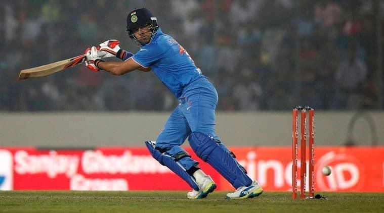 Yuvraj Singh times one through backward point - Asia Cup T20 2016.