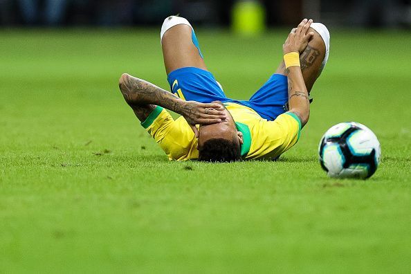 An end to Neymar&#039;s Copa America dreams after picking up an injury in a friendly against Qatar