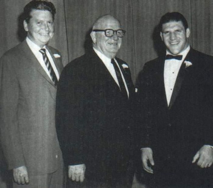 Jess McMahon, Vince McMahon jr. and Bruno Sammartino