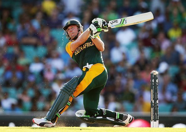 AB de Villiers lit up the SCG with a magnificent 162 against West Indies in the 2015 World Cup