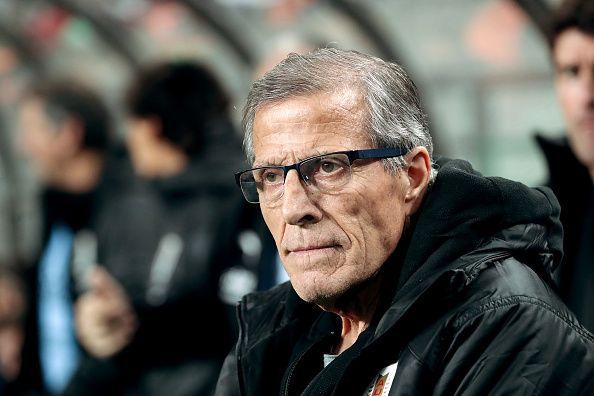 Oscar Tabarez would be looking to lead Uruguay to Copa America glory for the second time