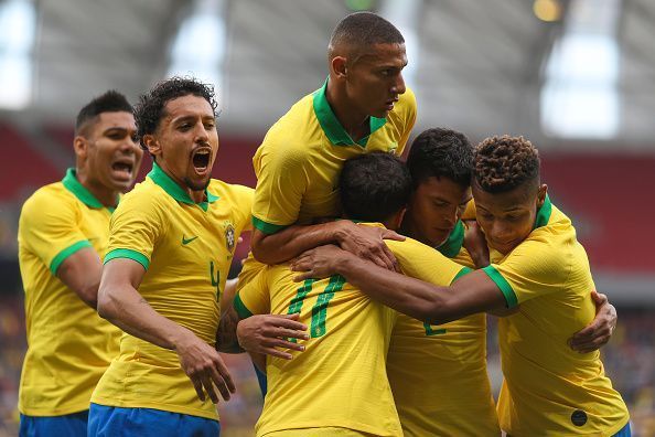 Brazil making easy work of Honduras in a 7-0 friendly win
