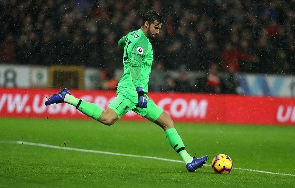 Allison won Premier League's golden glove award for most clean sheets in the Premier League