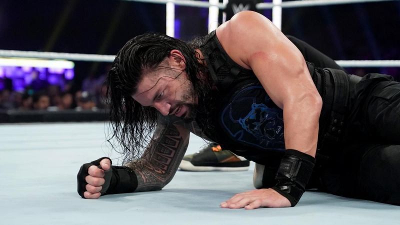 Roman Reigns was defeated by Shane McMahon