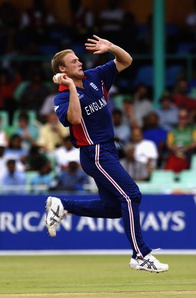 Andrew Flintoff's bowling gave some respectability to his World Cup figures.