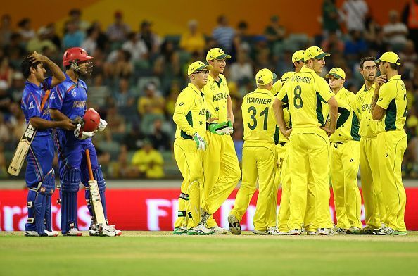 The Aussies have defeated Afghanistan in both of their previous encounters.