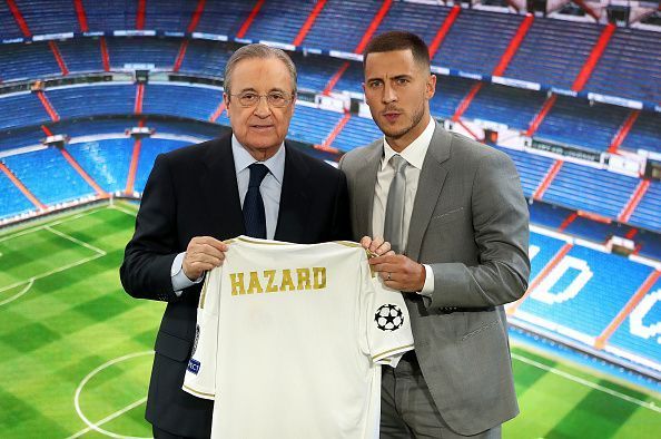 Real Madrid Unveil New Signing Eden Hazard