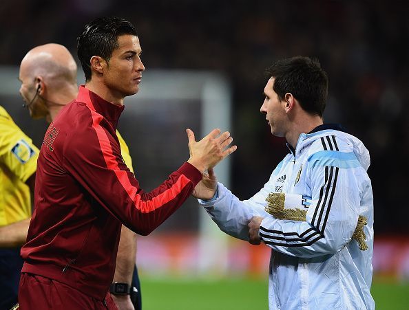 Lionel Messi and Cristiano Ronaldo