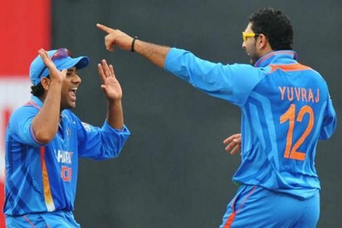 Rohit Sharma and Yuvraj Singh