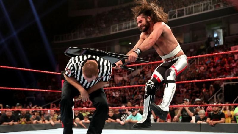 Sami Zayn felt the wrath of Seth Rollins during last night&#039;s show after serving as Special Guest Referee.