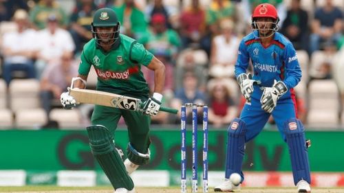 Image result for shakib al hasan vs afghanistan in WC 2019