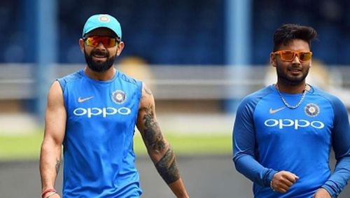 Virat Kohli and Rishabh Pant