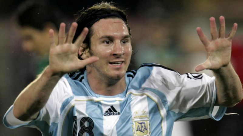 Messi scored in the semi-final against Mexico as Argentina reached 2007 Copa America final