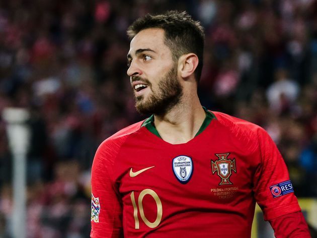 Silva playing for Portugal at the UEFA Nations League