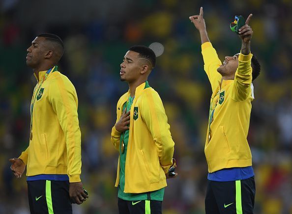 Neymar captained Brazil to Olympic Gold in 2016