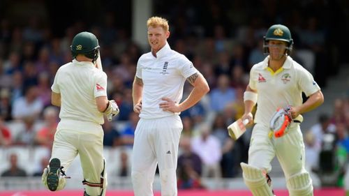 Ben Stokes (centre)