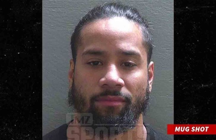 Jimmy Uso arrest mugshot, courtesy of TMZ.com